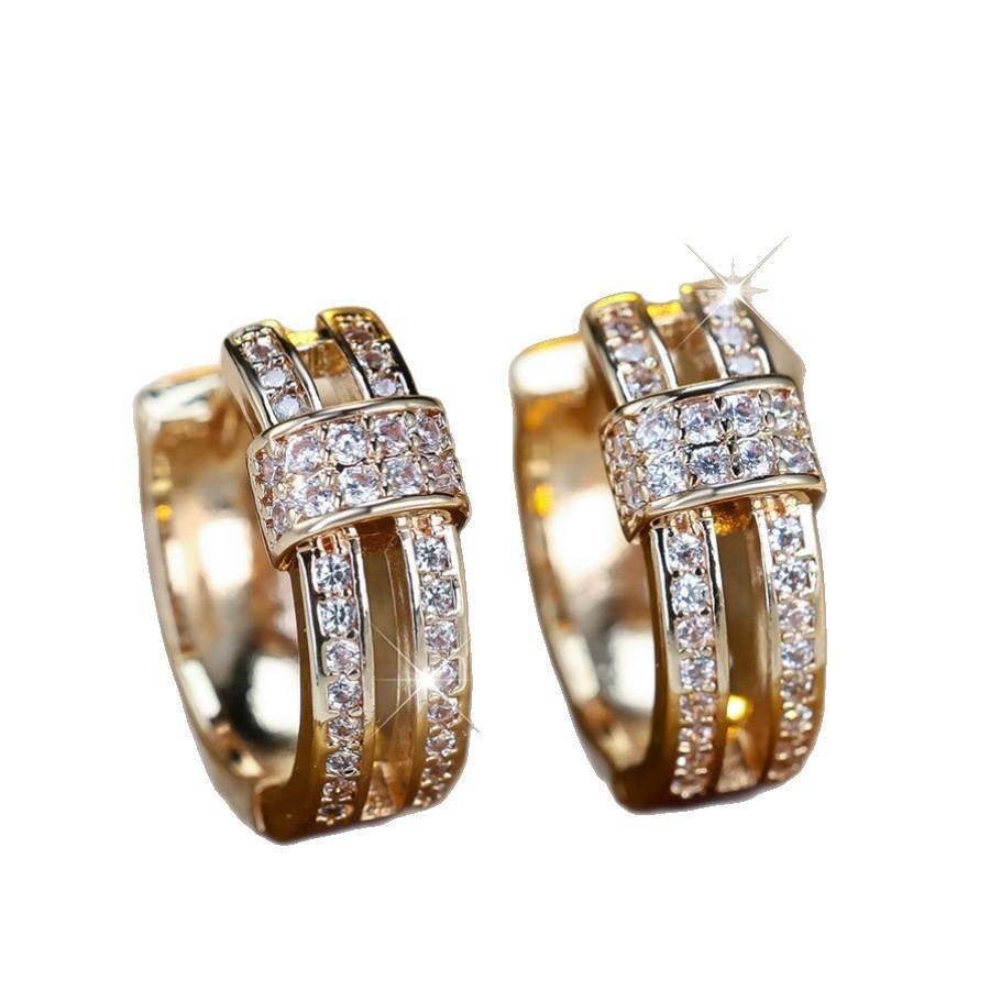 Pendientes Vintage de Circonita Premium – Lujo Ligero y Elegancia Clásica - Imagen 2