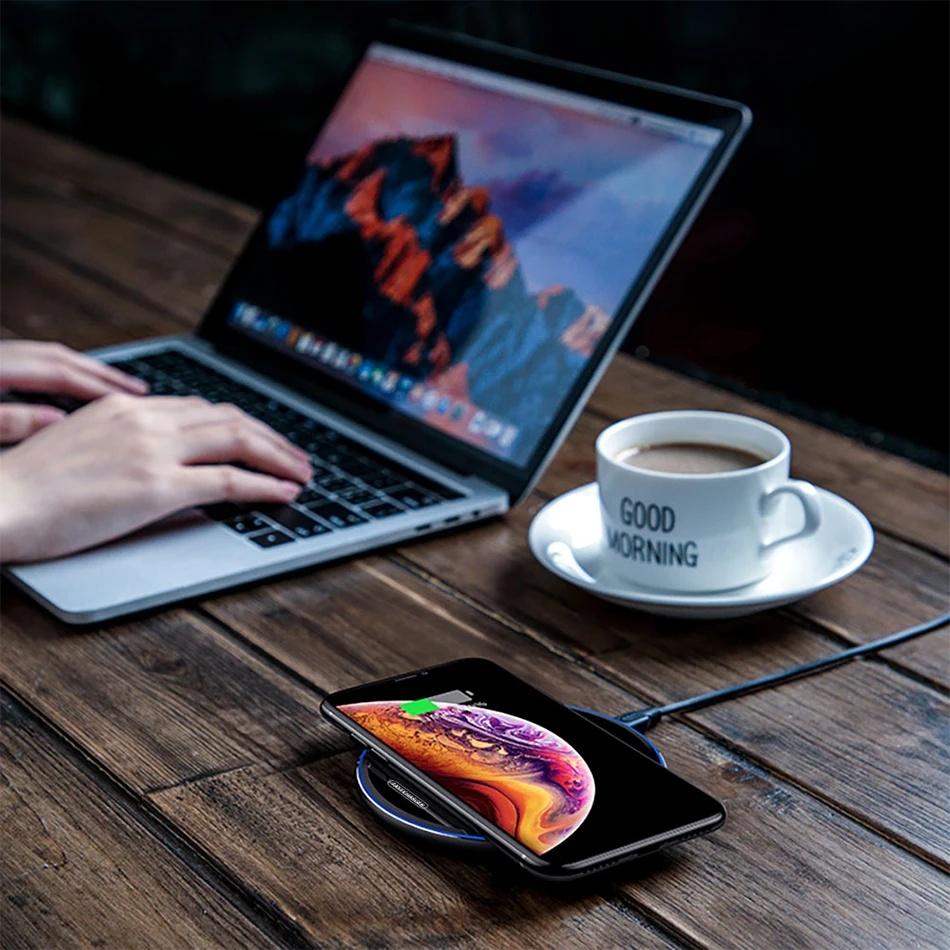 Cargador Inalámbrico Rápido 15W – Almohadilla de Carga Qi para iPhone y Samsung - Imagen 4