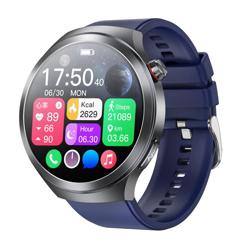 Reloj inteligente con pantalla AMOLED, ECG, frecuencia cardíaca, presión arterial, oxígeno en sangre, salud. - Imagen 9