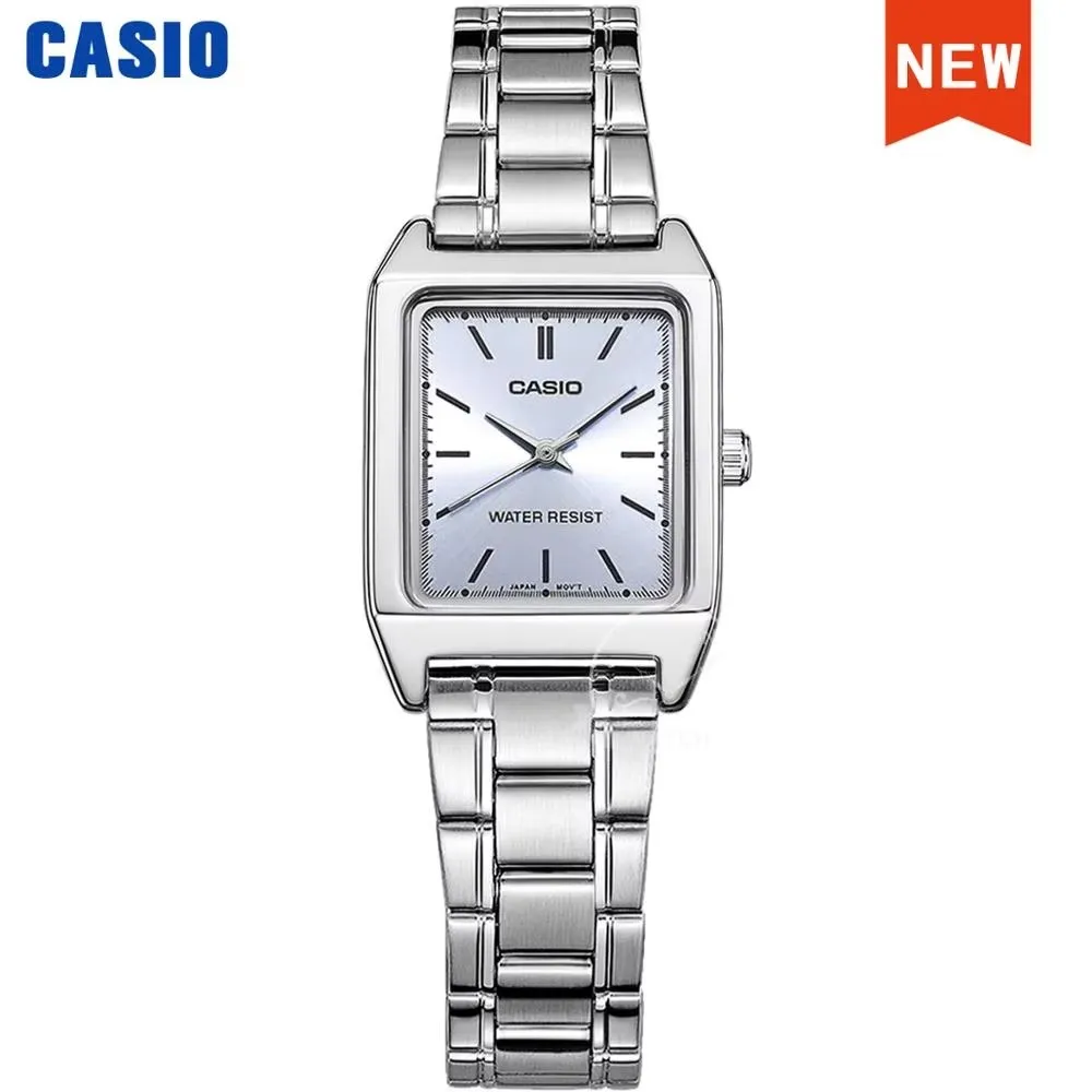 Reloj Casio LTP-V007D Mujer | Diseño Tonneau Acero Inoxidable | Elegancia Clásica - Imagen 6