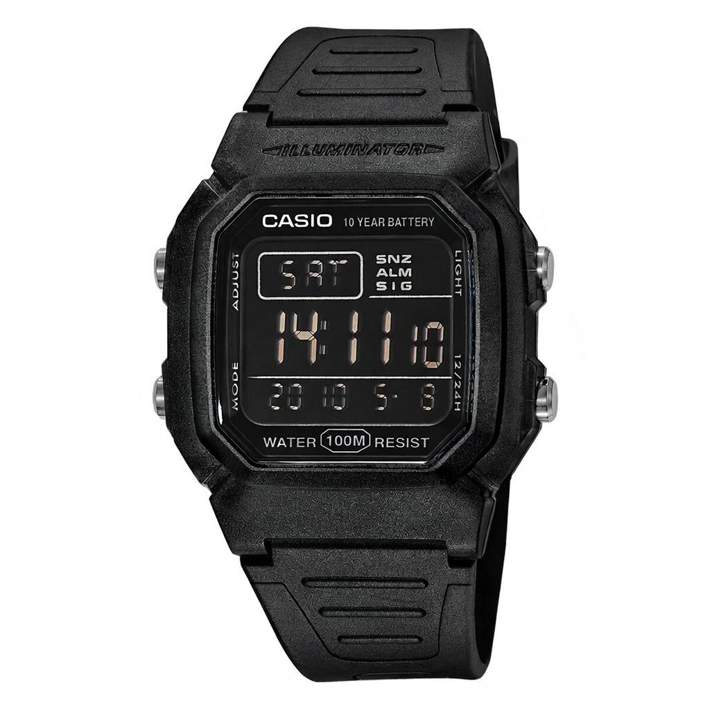 Reloj Casio W-800H Militar para Hombre | Batería 10 Años | 100m Water Resistant