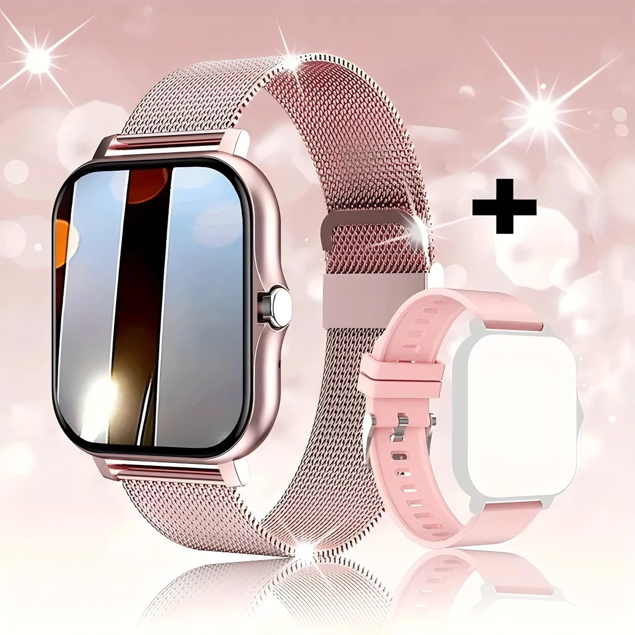 Reloj inteligente para Android IOS, relojes con pantalla HD de 1,83 pulgadas, Bluetooth, llamada, mensaje, alerta, música, modo deportivo, reloj inteligente para hombres y mujeres, regalo 7